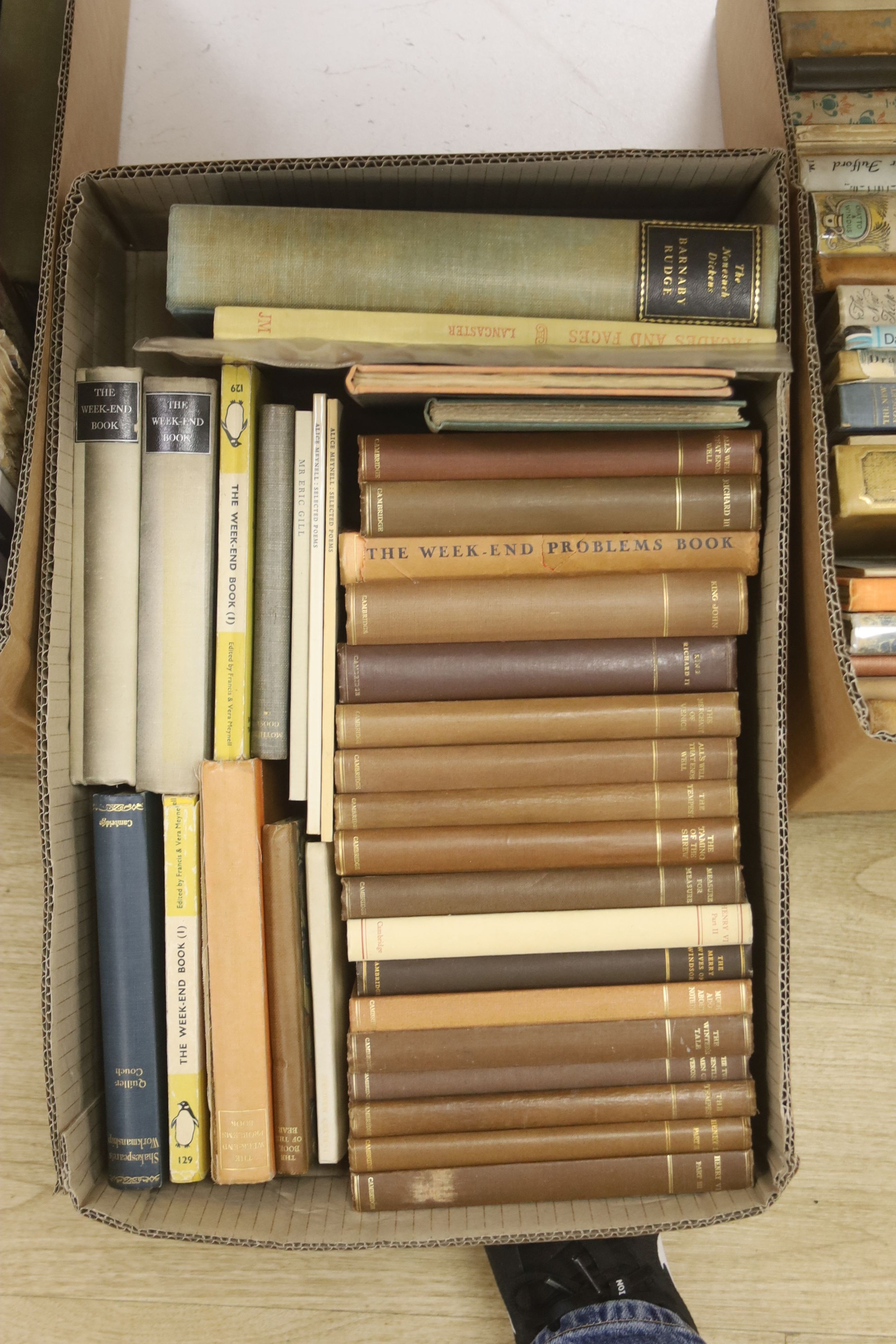 Meynell, Francis - Poems and Pieces, with d.j., Nonesuch Press, London, 1962; Selected Poems of Alice Meynell, Nonesuch Press, 1930, other Nonesuch titles and works relating to Eric Ravilious and Eric Gill (approx. 100 b